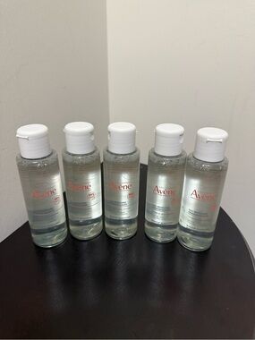NEW 5x100ml TRAVEL SIZE AVENE MICELLAR WATER